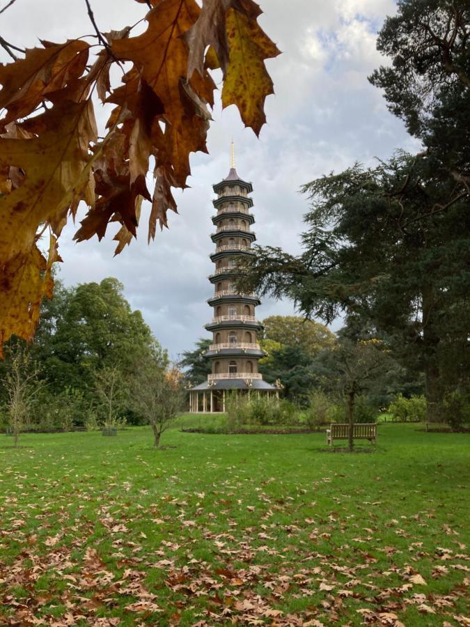 Richmond & Kew Gardens Cozy Garden Flat By The Pagoda Bagian luar foto